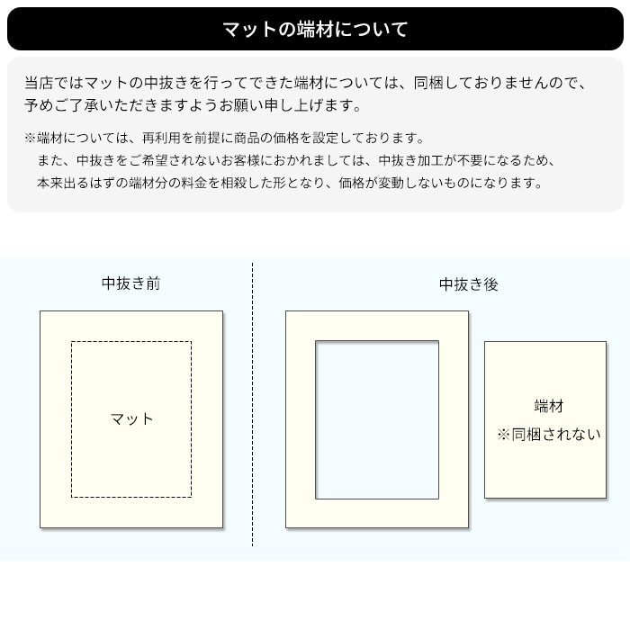 【布貼りタイプ/面金付き】 額縁用カラーマット 大衣（509×394mm） 【中抜きサイズは459×344mm以下でご指定下さい】