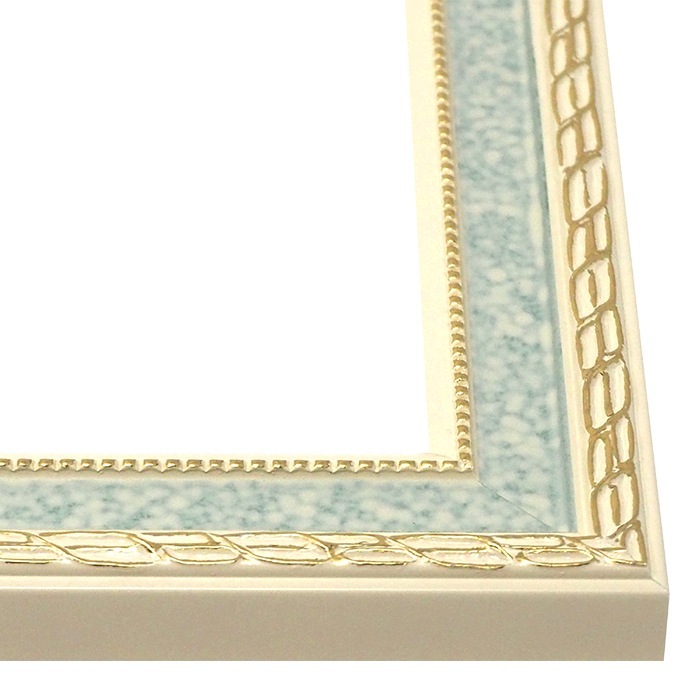 デッサン額縁 5663/グリーン 大衣（509×394mm） 前面UVカットアクリル