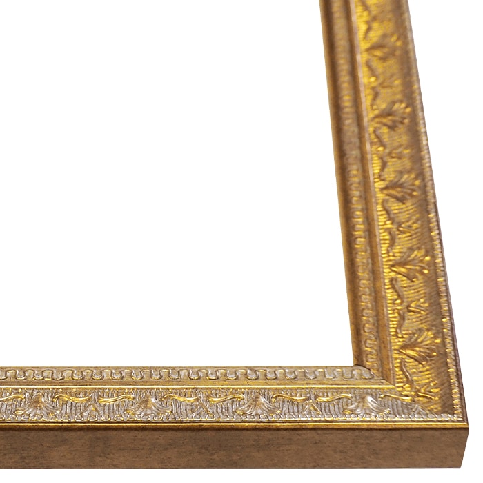 アウトレット】 油絵額縁 8206/ゴールド F6号（410×318mm） 前面UV