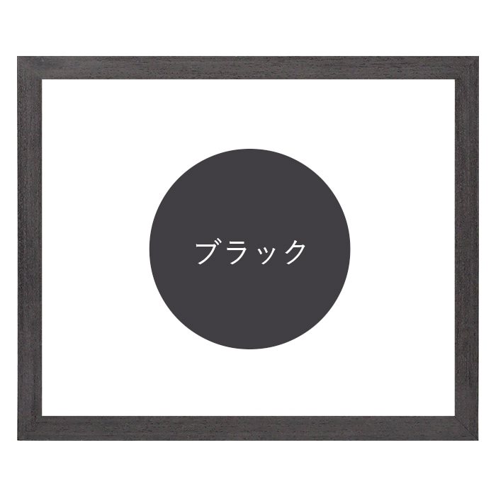 横長額縁 LJ001 500×250mm ブラック（01-1003WD）/木地（01-1002WD） 前面UVカットアクリル仕様 ラーソン・ジュール