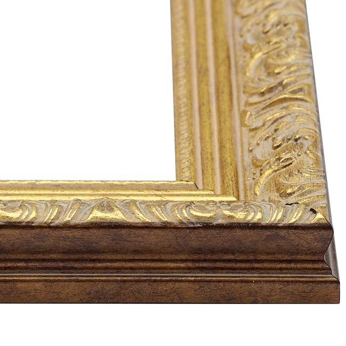 油絵額縁 8209/アンティークゴールド M30号（910×606mm） 前面UVカット