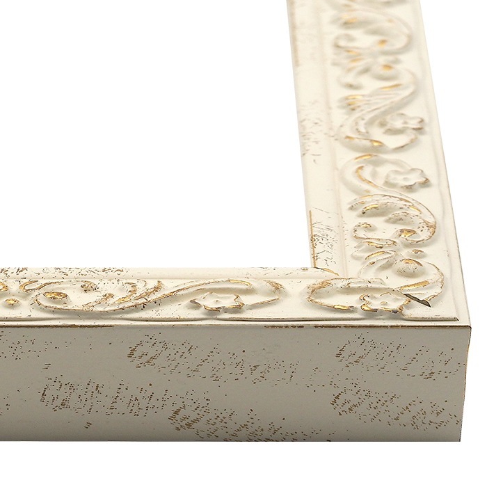 正方形額縁 8201/ホワイト 550角（550×550mm） 前面UVカットアクリル仕様