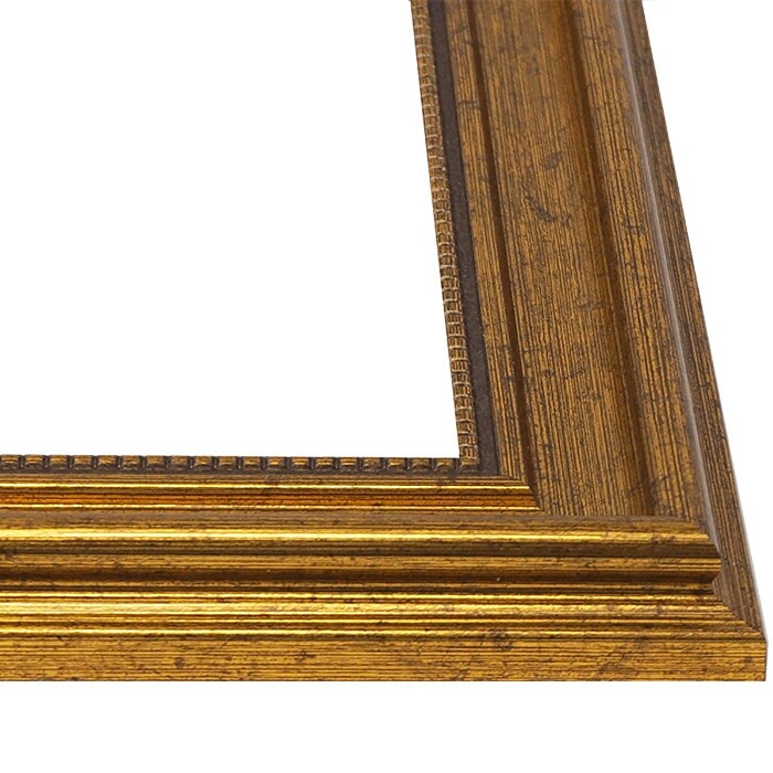 【アウトレット】 油絵額縁 8111/ゴールド P8号（455×333mm） 前面UVカットアクリル仕様 [dras_30] ※アウトレット品につき注文後のキャンセル・返品交換不可