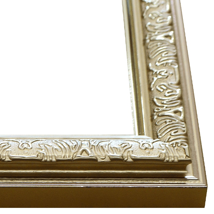 デッサン額縁 シャイン/シルバー B3（515×364mm） 前面UVカットアクリル仕様