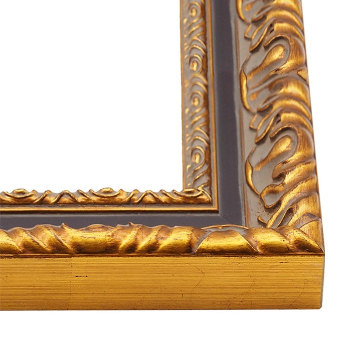 油絵額縁 9185/ゴールド F30号（910×727mm） 前面UVカットアクリル仕様 [dras_34] ※大型商品につき注文後のキャンセル・返品交換不可 [送料別商品]