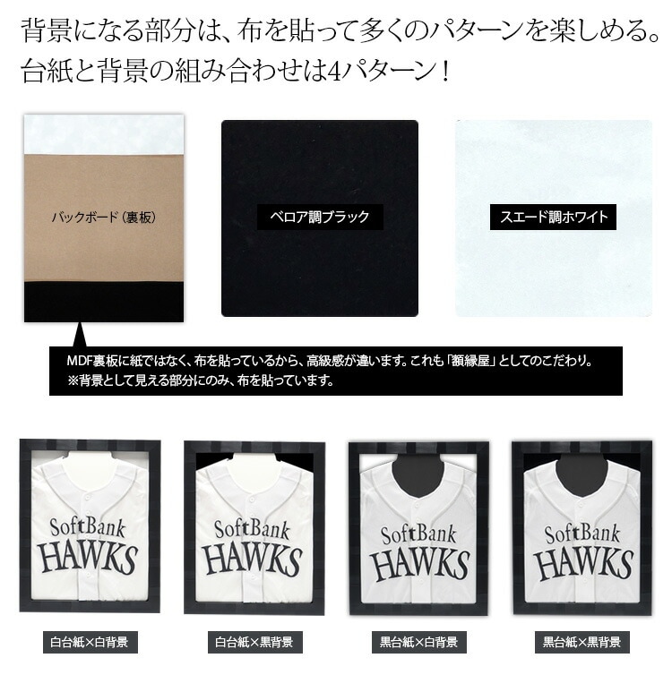 【送料無料】 コンパクトタイプ ユニフォーム額縁 ヴィクトリア(Sサイズ:タテ575×ヨコ460×奥行24mm) 当店オリジナル ハンガーマット台紙付き UVカットアクリル仕様 Tシャツ・ユニフォームが飾れる!