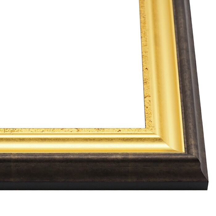 水彩額 8156/ゴールド 水彩F4（333×242mm） 前面UVカットアクリル仕様 マット付き