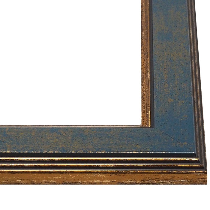 額縁 BKS デッサン額縁 9650/ブルー A4（297×210mm） 前面UVカットアクリル仕様