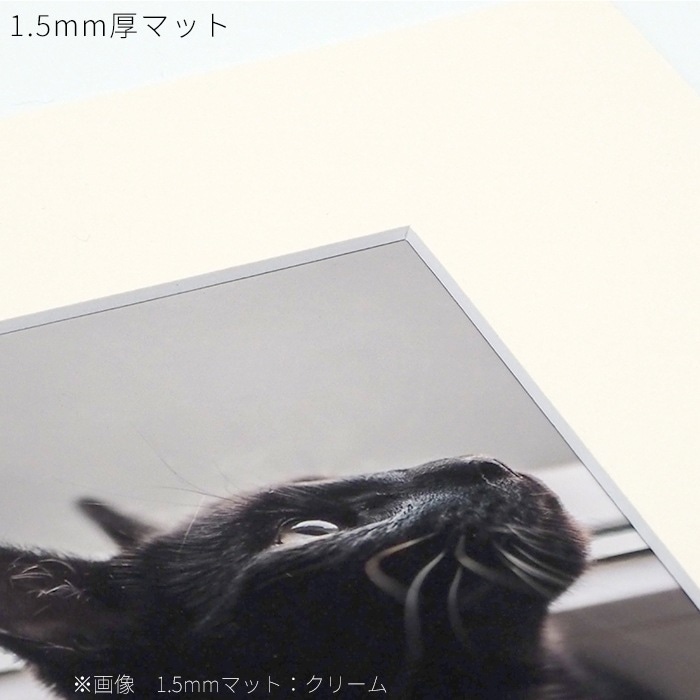 額縁用カラーマット A5（210×148mm） 【中抜きサイズは160×98mm以下でご指定下さい】