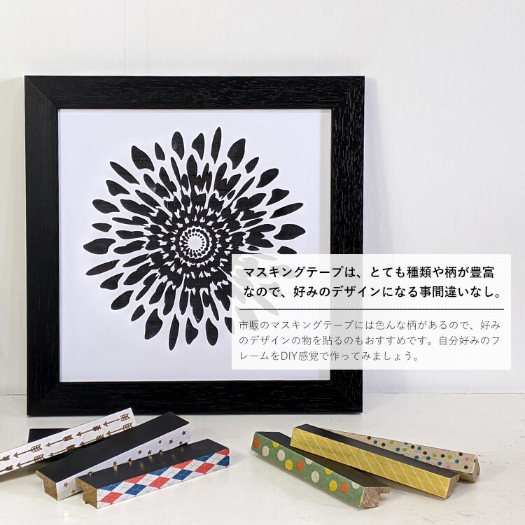 バナナのアクリル画（黒フレーム） アウトレット】 デッサン額縁 DIYフレーム/ブラック B5（257×182mm