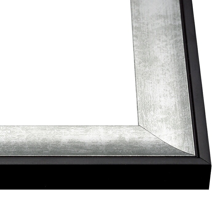 油絵額縁 GR-1903/シルバー F4号（333×242mm） 前面UVカットアクリル