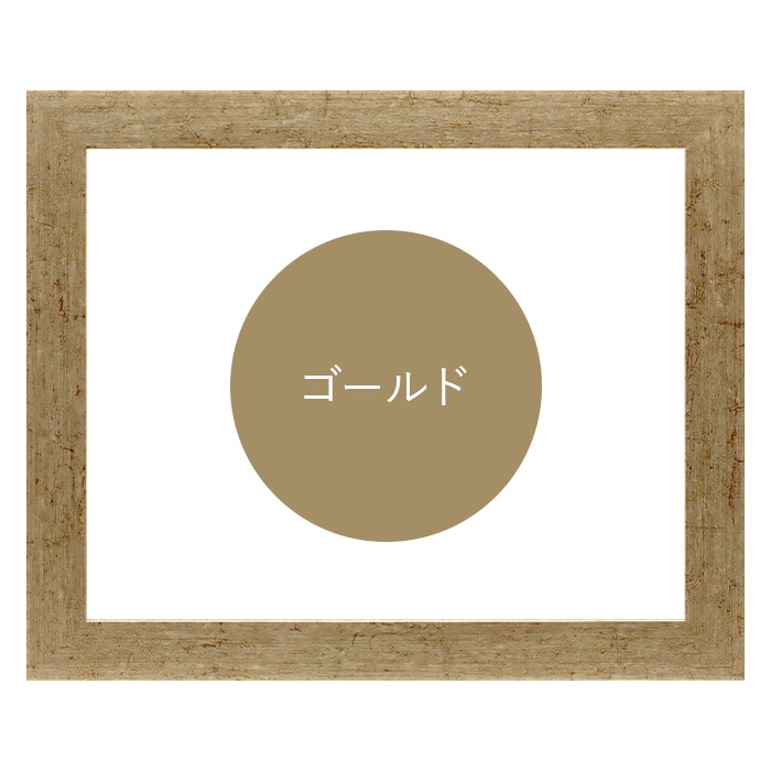 デッサン額縁 9694/ゴールド B5(257×182mm) 前面UVカットアクリル仕様