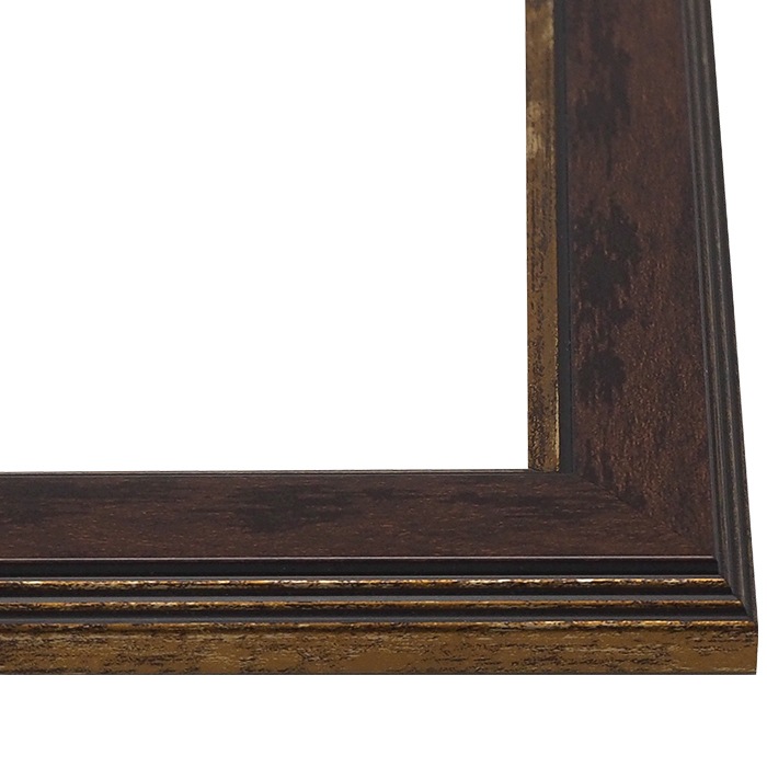 アウトレット】 デッサン額縁 9650/ブラウン インチ（254×203mm） 前面