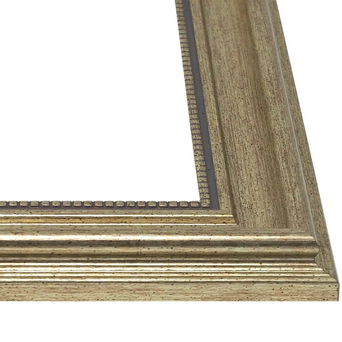 【アウトレット】 油絵額縁 8111/シルバー M6号（410×242mm） 前面UVカットアクリル仕様 [dras_30] ※アウトレット品につき注文後のキャンセル・返品交換不可
