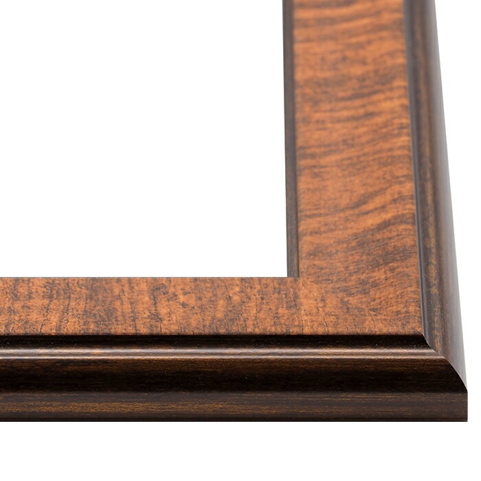 油絵額縁 8137/ブラウン M12号（606×410mm） 前面UVカットアクリル仕様 [dras_30]