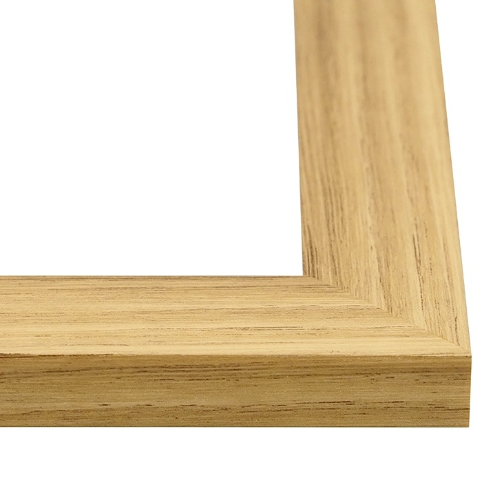 書道額 8146 書道半切1/4（680×180mm） ブラウン/ナラ/木地 前面