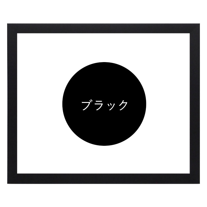 横長額縁 LJ003 600×300mm ブラック（01-1051BR）/ホワイト（01-1050WR） 前面UVカットアクリル仕様 ラーソン・ジュール