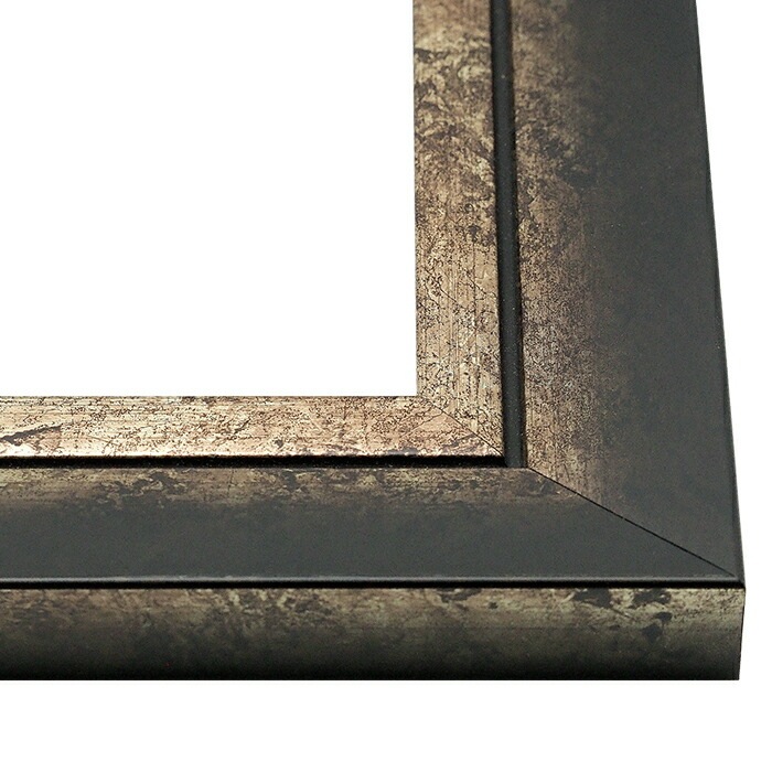 正方形額縁 シャドウ/シルバー 250角（250×250mm） 前面UVカット