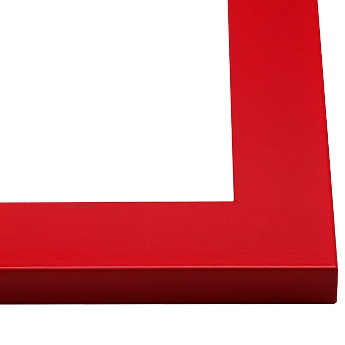水彩額 5906/レッド 水彩F10（530×455mm） 前面UVカットアクリル仕様 マット付き