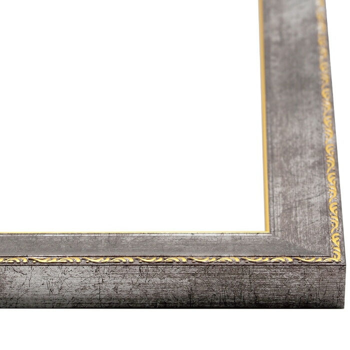 横長額縁 8139 500×300mm シルバー/ブラウン 前面UVカットアクリル仕様