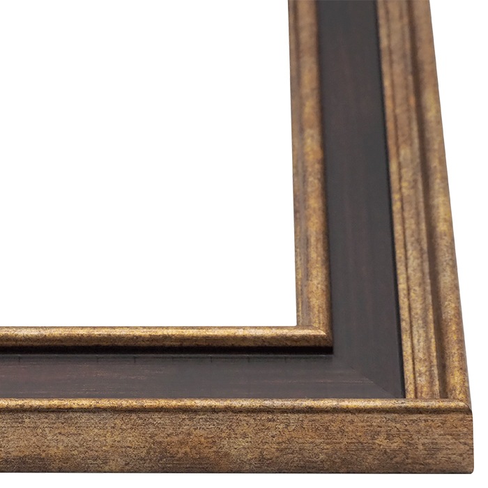 油絵額縁 8159/Gブラウン M10号（530×333mm） 前面UVカットアクリル仕様 [dras_26]