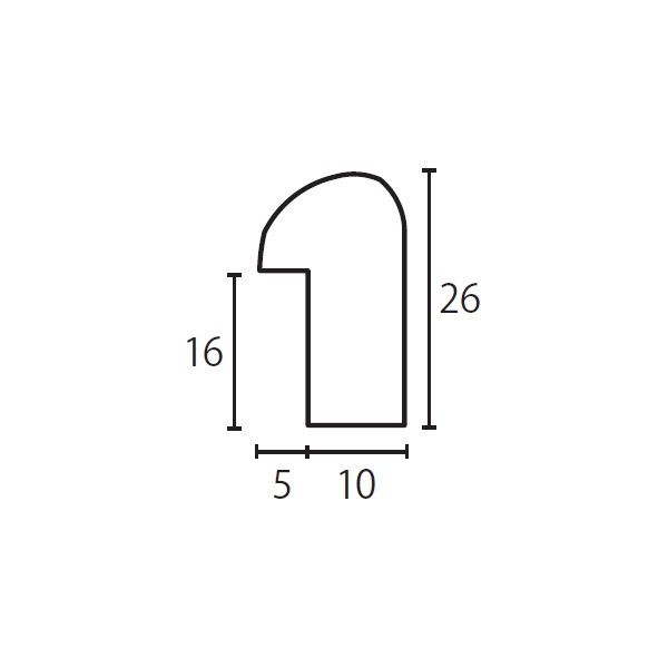 【アウトレット】 デッサン額縁 D717/木地 半切（545×424mm） 前面アクリル仕様 ラーソン・ジュール ※アウトレット品につき注文後のキャンセル・返品交換不可