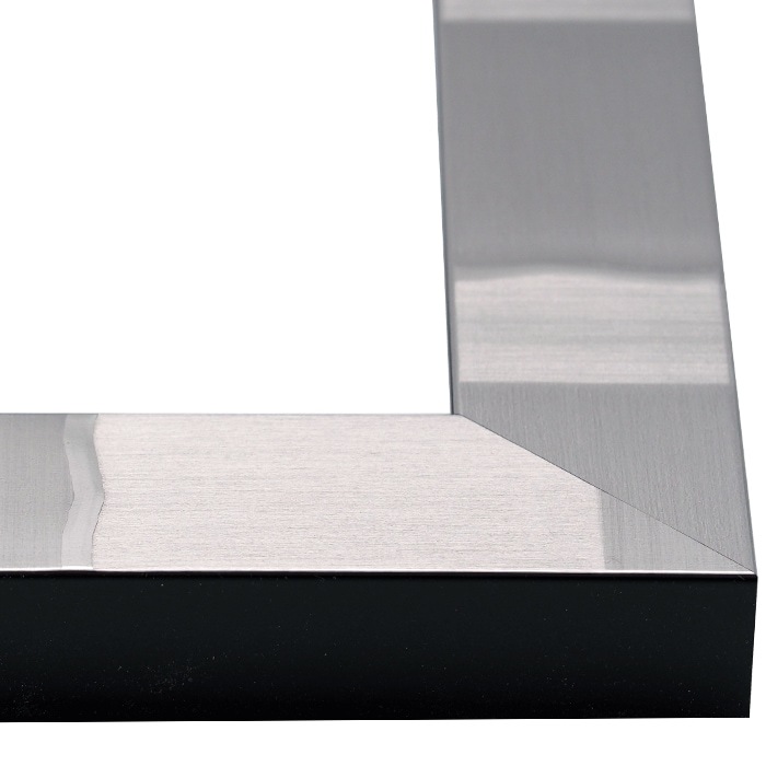 書道額 エスポワール 書道半切1/5（350×272mm） ブラック/シルバー/シャンパンゴールド 前面UVカットアクリル仕様 ※ベタ布貼り仕様