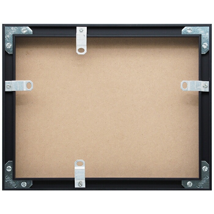 デッサン額縁 NS002/シルバー（07-FS33） インチ（254×203mm） 前面UVカットアクリル仕様 ラーソン・ジュール