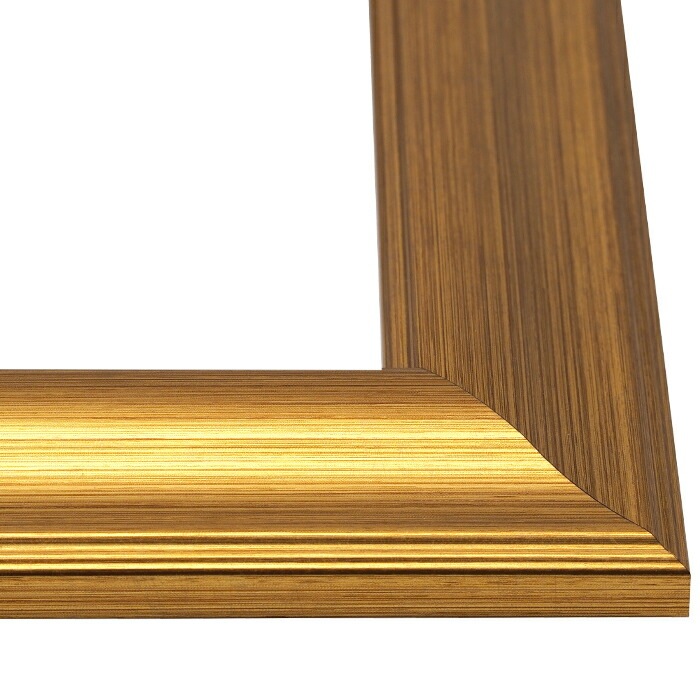 写真用額縁 シャドウ/ゴールド写真半切(432×356mm) UVカットアクリル仕様 マット付 マット色:黒 写真用額縁 9185⁄ゴールド 写真半切（432×356mm） 前面UVカット