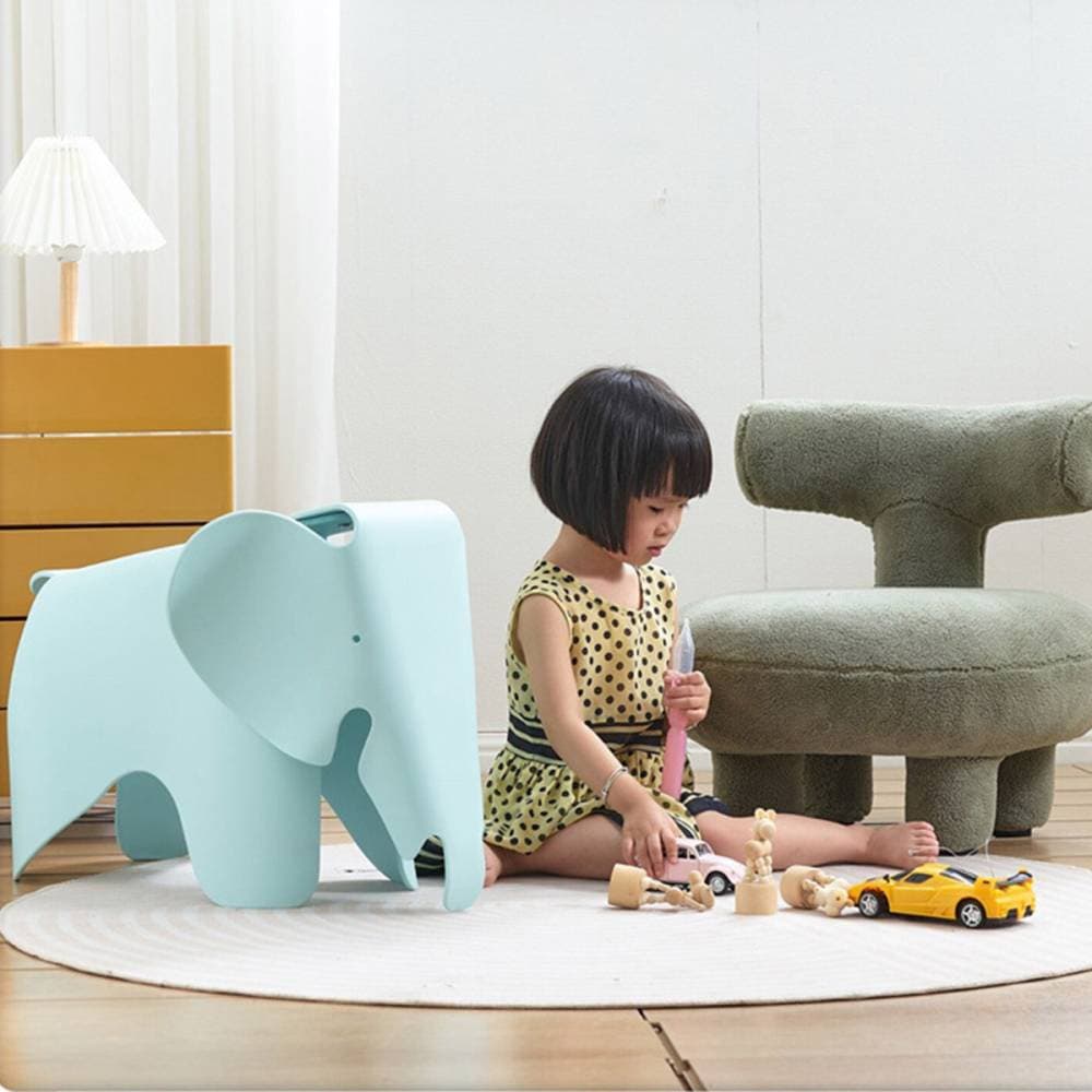 VeroMan 愛らしいフォルムが魅せる キッズチェア ゾウ 象 椅子 チェア スツール 優しいカーブが心地よいデザイン 北欧 インテリア キッズルーム 韓国インテリア