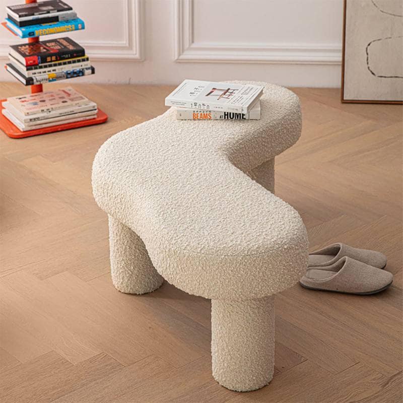 新品 もこもこ 椅子 球 チェアー スツール イス クッション