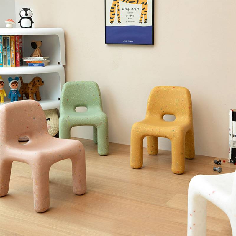 VeroMan キッズチェア マーブル柄 子供 椅子 キッズルーム キッズ家具