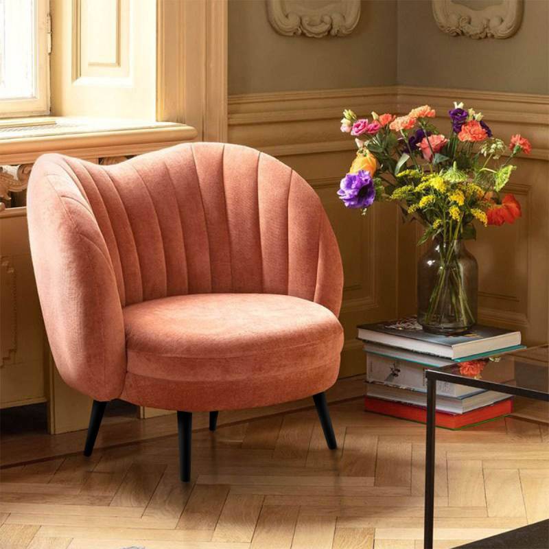 VeroMan ソファ ハート 一人掛け ふわふわ ボア 姫ソファ パーソナル