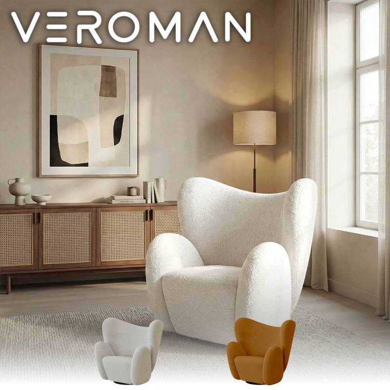 VeroMan 一人掛けソファ 回転式 360度回転 パーソナルチェア デザイン