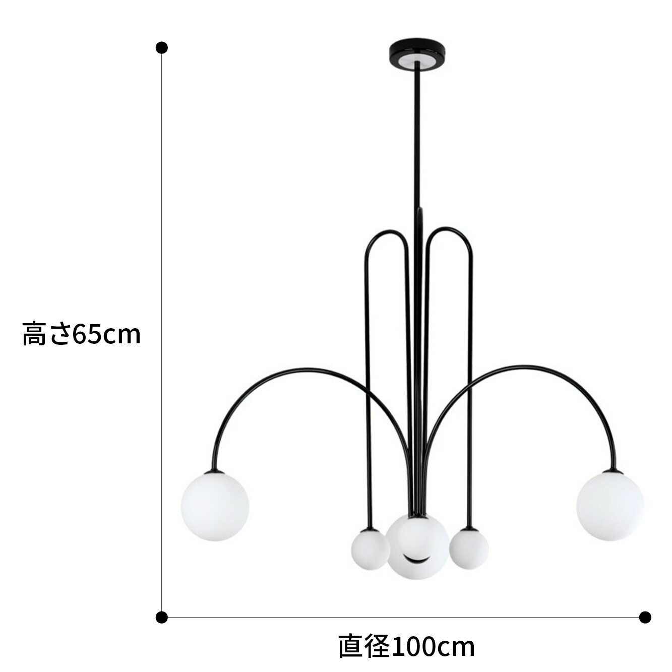 VeroManライト照明ペンダントライトしずく天井付けダイニング用6灯キッチン寝室韓国インテリアレトロ