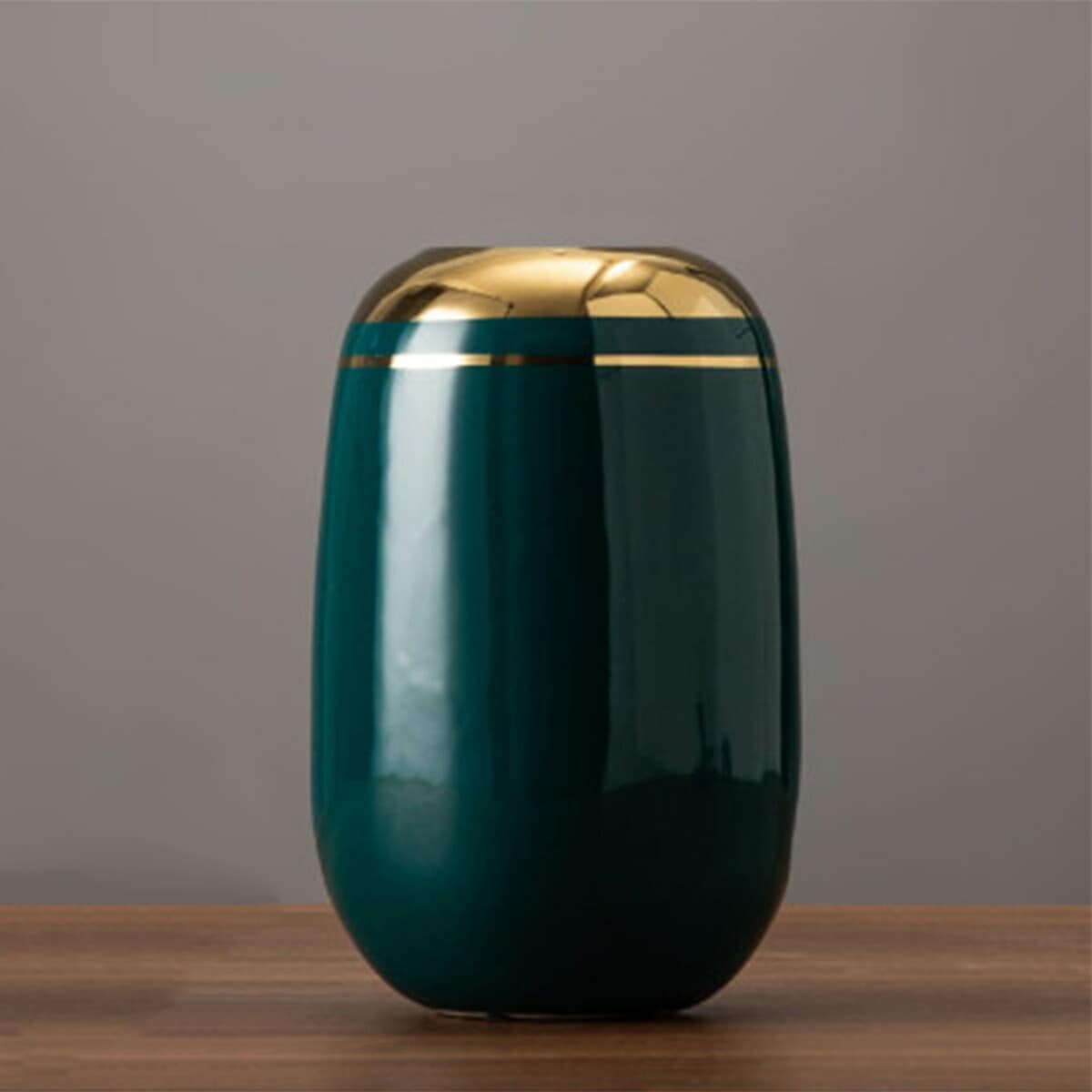 大サイズ] VeroMan 花瓶 セラミック フラワーベース ダーク