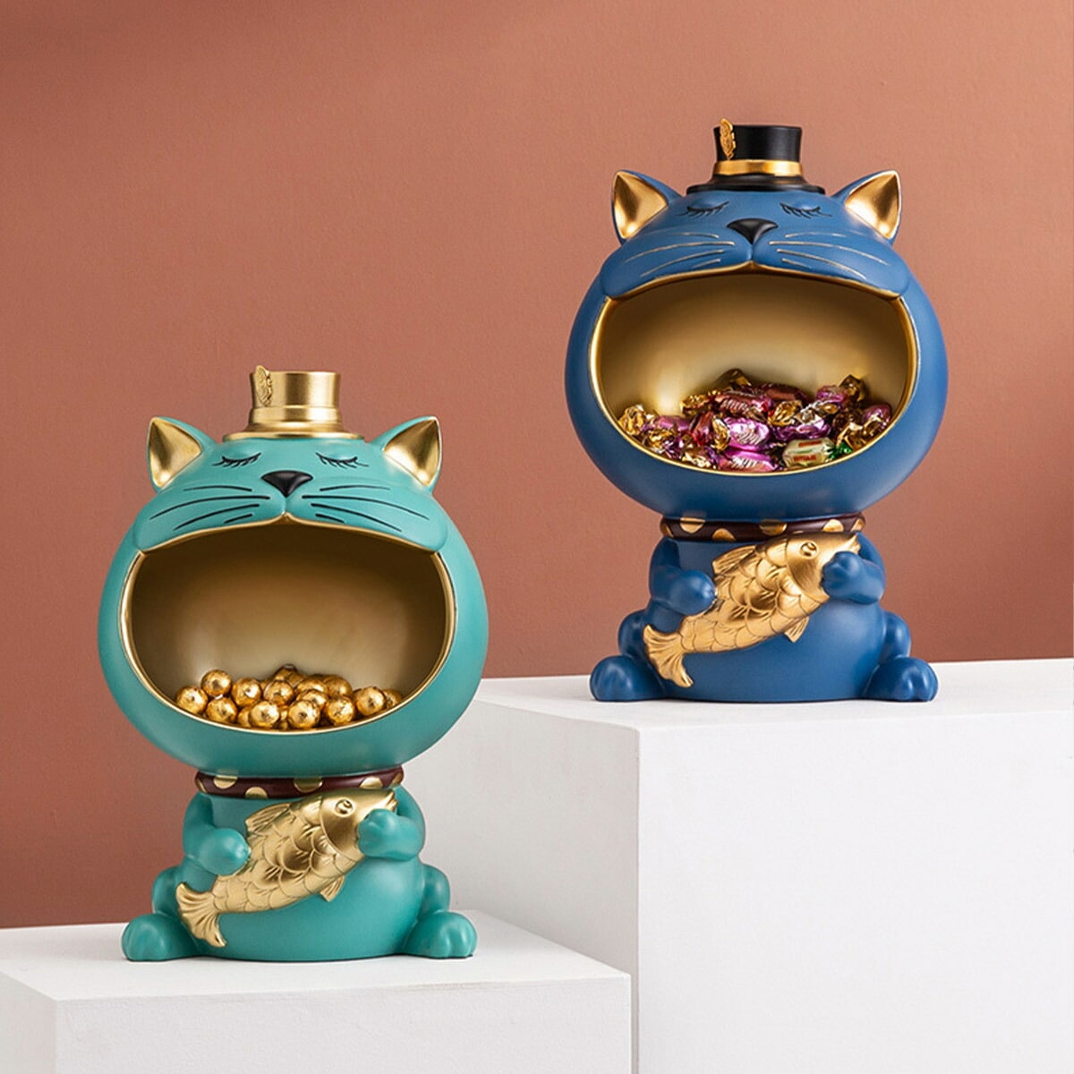 VeroMan 鍵置き ねこ 玄関収納 小物置き かわいい アクセサリー 収納