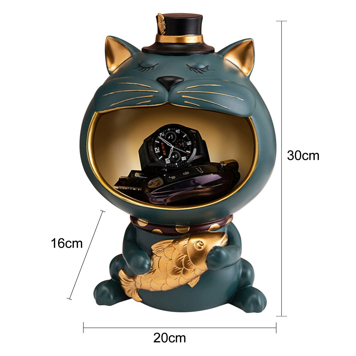 VeroMan 鍵置き ねこ 玄関収納 小物置き かわいい アクセサリー 収納