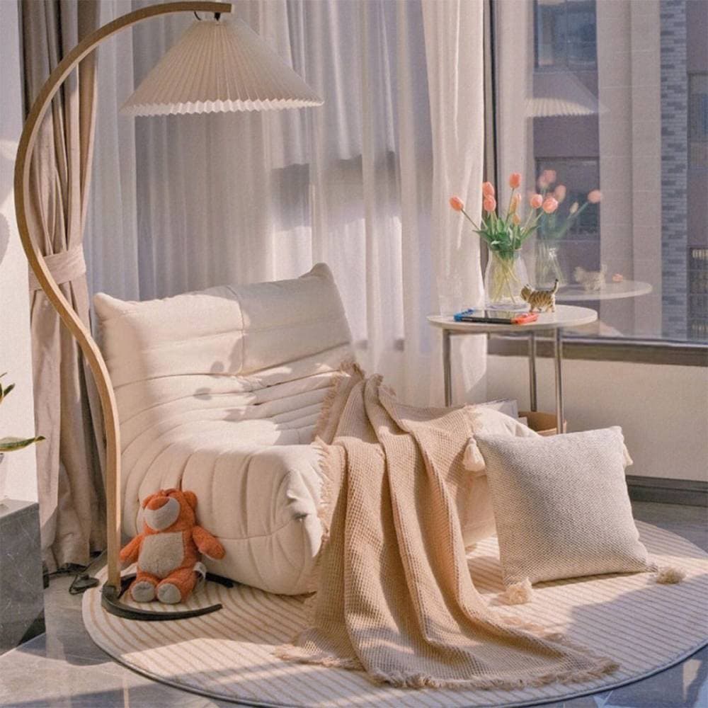 [1人掛け] VeroMan レザー調 トーゴ ソファ ウレタン フロアソファ カウチ ローソファ リビング シンプル モダン デザイナーズ 韓国インテリア幅87X高さ70cm【完成品】