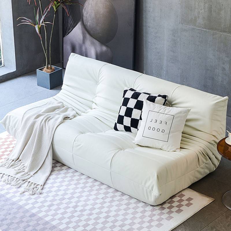 3人掛け] VeroMan レザー調 トーゴ ソファ ウレタン フロアソファ