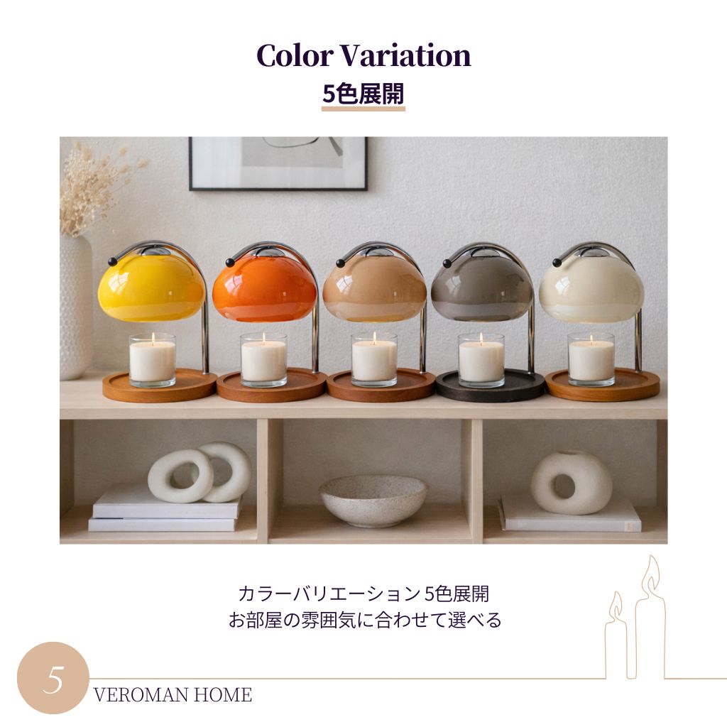 VeroManテーブルランプ卓上ランプベッドサイドランプランプ小物置き間接照明蝋燭置き小物置きモダンスタンドライトシンプルレトロ韓国インテリア