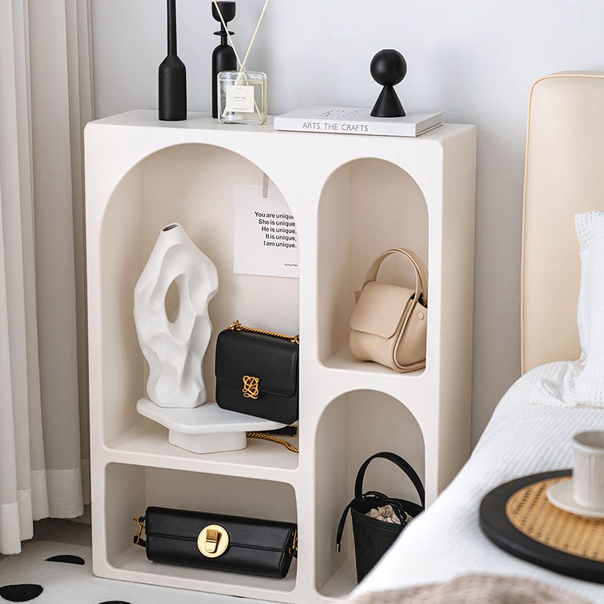 70cm] VeroMan マントルピース シェルフ ホワイト 白 ディスプレイ