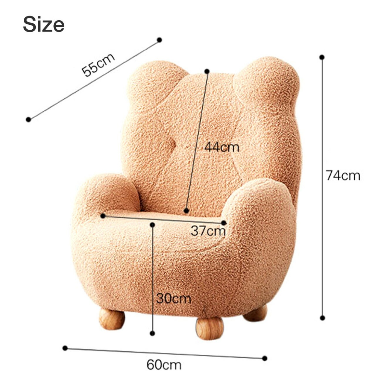 【希少】AHCAHCUM.muchacha あちゃちゅむ 1人掛けソファ くま 希少】AHCAHCUM.muchacha あちゃちゅむ 1人掛けソファ くま