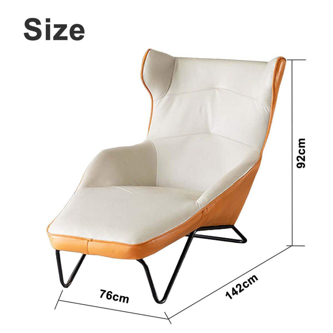 VeroMan 一人掛け カウチ チェア 寝れる椅子 椅子 クール エレガント