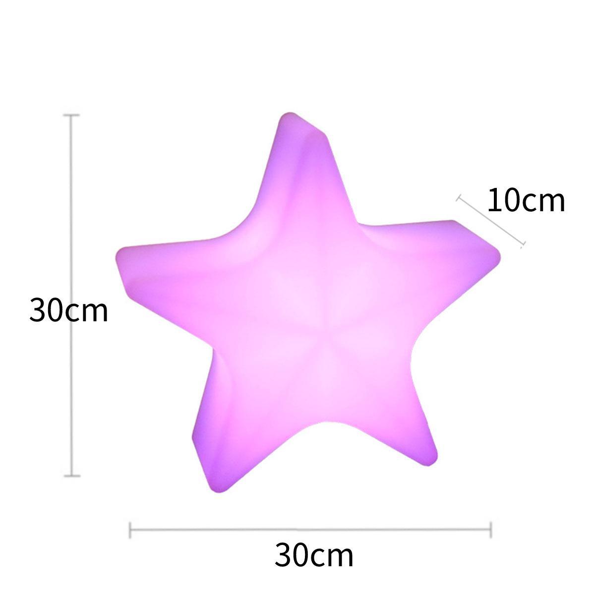 [30×10cm]VeroManLEDライトライト星星型スター飾りデコレーションスフィアオブジェキュートシンプルカラフル韓国インテリア