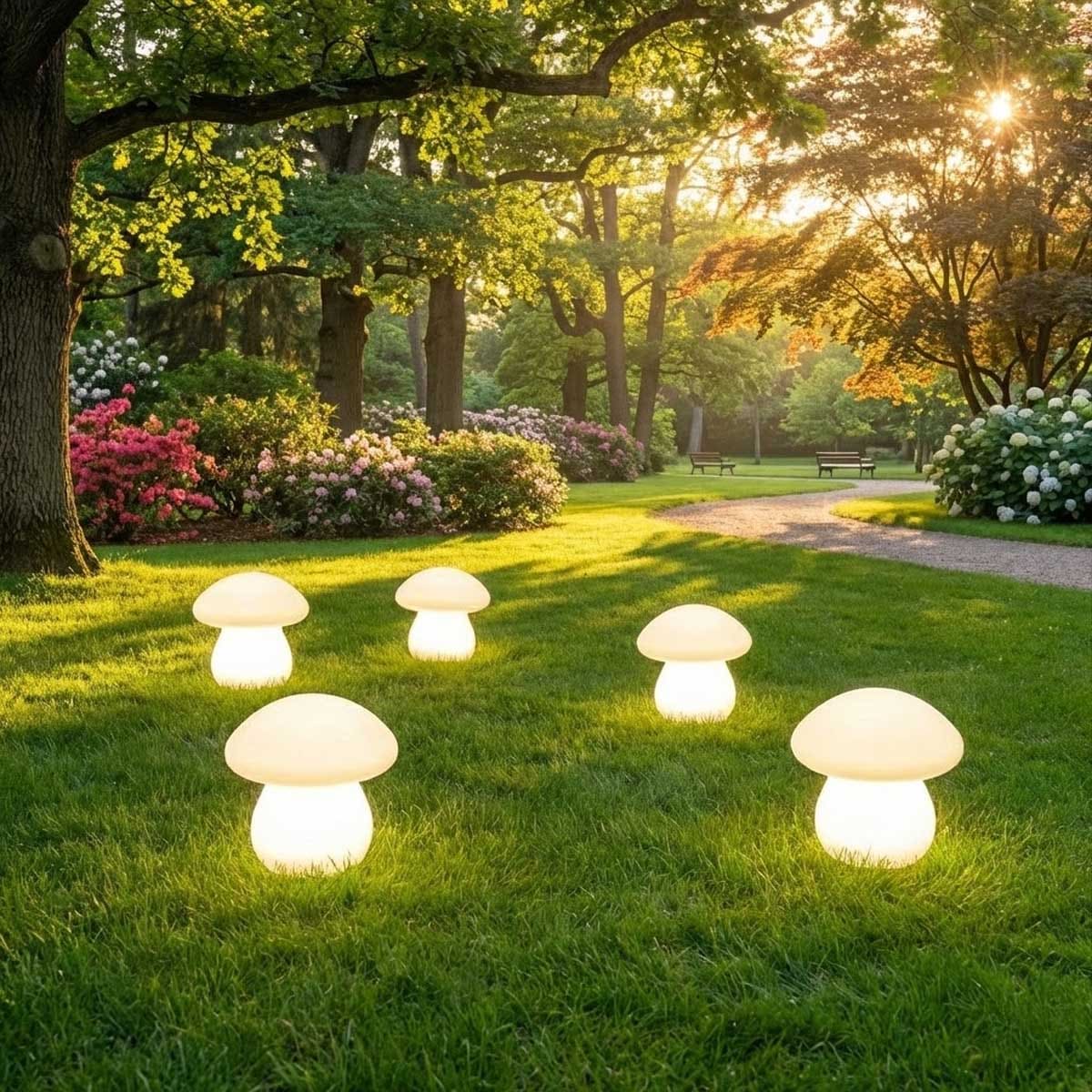 [22×23cm]VeroManLEDライトライト卓上ライトキノコ型マッシュルームオブジェキュートシンプルカラフル韓国インテリア