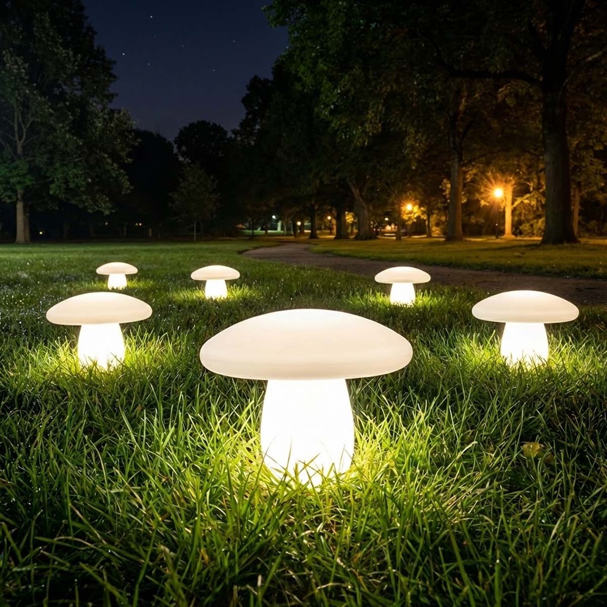 [50×40cm]VeroManLEDライトライト卓上ライトキノコ型マッシュルームオブジェキュートシンプルカラフル韓国インテリア