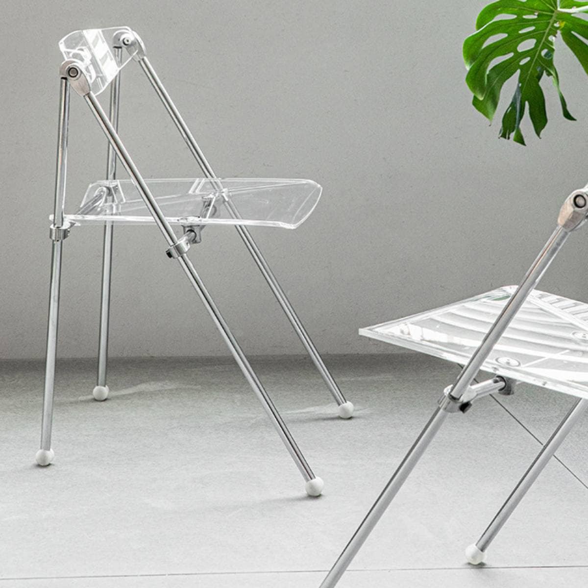 レトロポップ　パイプチェア　ウッド座面　アクリル背もたれ レトロポップ パイプチェア ウッド座面 アクリル背もたれ レトロポップ