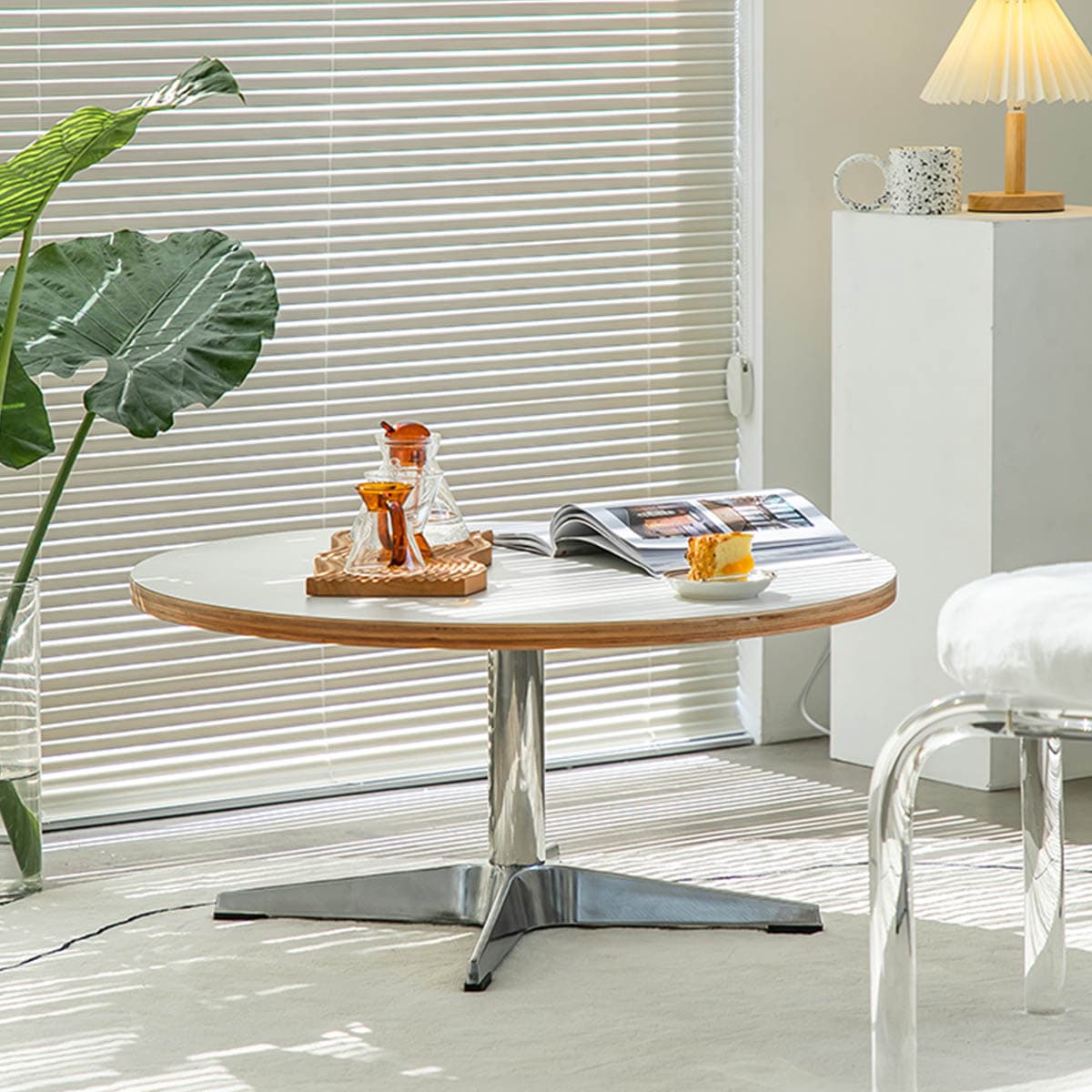 【定価16万‼️】韓国家具/ 80cmローテーブル / テンパーボード 定価16万‼️】韓国家具/ 80cmローテーブル / テンパーボード 定価16万