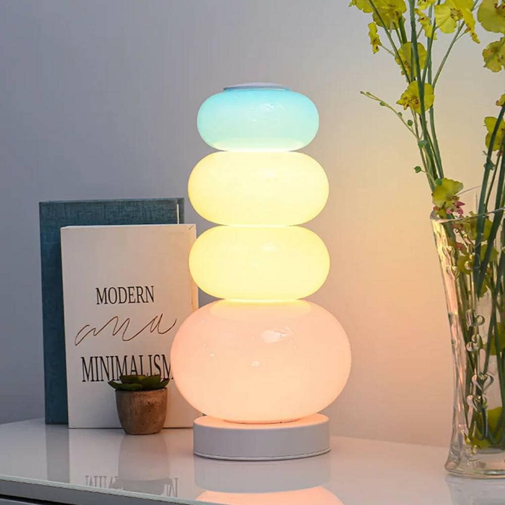 [Color C] VeroMan ストーンライト デスクライト 間接照明 ナイトスタンド 石 バブルガム モダン レトロ シンプル キュート 韓国インテリア